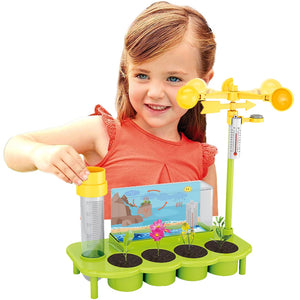 COO11 Combo Plant Growing Set- Stem Weather Station Water Table & Plant Tree Kids Fun Game Toys, Outdoor Garden Toy Encourages Creative Play, Safe & Portable Kids Table for Girls & Boys 8+ Years