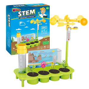 COO11 Combo Plant Growing Set- Stem Weather Station Water Table & Plant Tree Kids Fun Game Toys, Outdoor Garden Toy Encourages Creative Play, Safe & Portable Kids Table for Girls & Boys 8+ Years