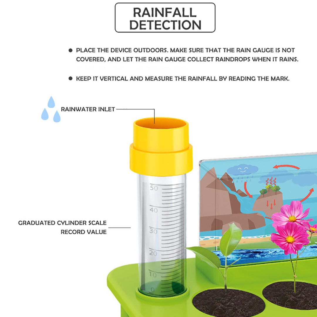 COO11 Combo Plant Growing Set- Stem Weather Station Water Table & Plant Tree Kids Fun Game Toys, Outdoor Garden Toy Encourages Creative Play, Safe & Portable Kids Table for Girls & Boys 8+ Years