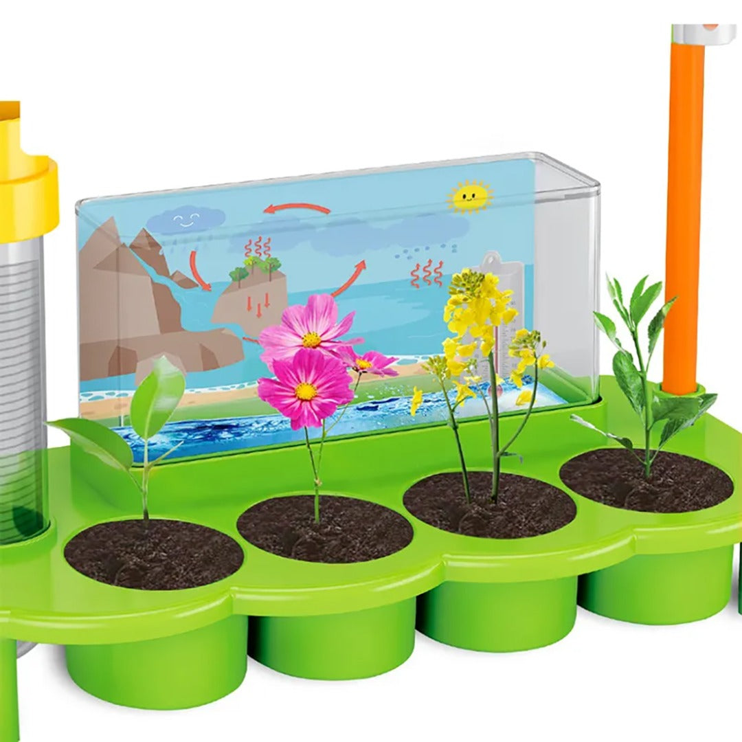 COO11 Combo Plant Growing Set- Stem Weather Station Water Table & Plant Tree Kids Fun Game Toys, Outdoor Garden Toy Encourages Creative Play, Safe & Portable Kids Table for Girls & Boys 8+ Years