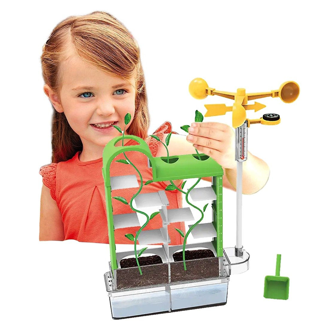 COO11 Combo Plant Growing Set- Stem Weather Station Water Table & Plant Tree Kids Fun Game Toys, Outdoor Garden Toy Encourages Creative Play, Safe & Portable Kids Table for Girls & Boys 8+ Years