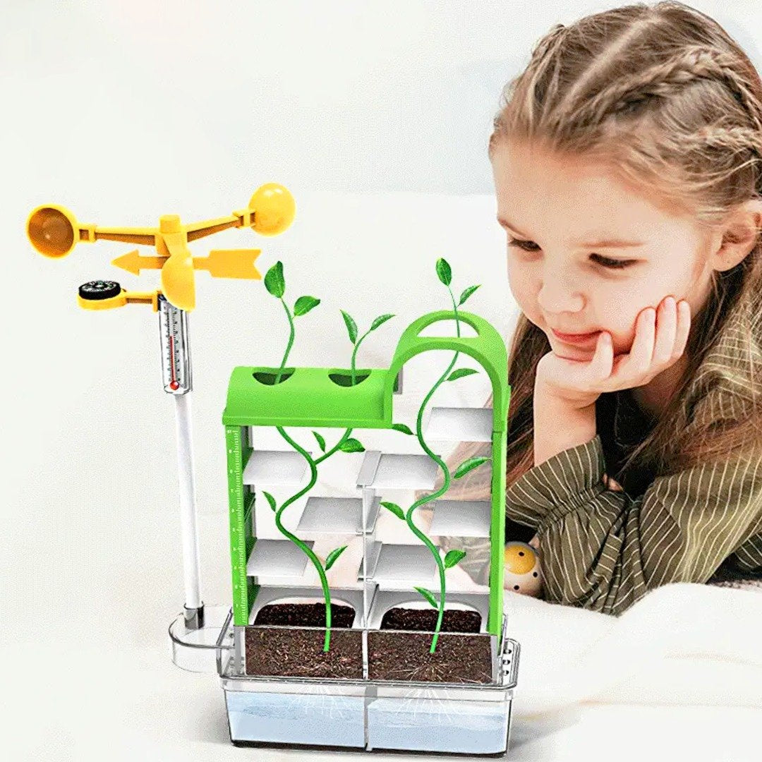 COO11 Combo Plant Growing Set- Stem Weather Station Water Table & Plant Tree Kids Fun Game Toys, Outdoor Garden Toy Encourages Creative Play, Safe & Portable Kids Table for Girls & Boys 8+ Years