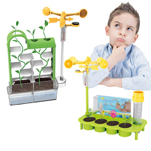 COO11 Combo Plant Growing Set- Stem Weather Station Water Table & Plant Tree Kids Fun Game Toys, Outdoor Garden Toy Encourages Creative Play, Safe & Portable Kids Table for Girls & Boys 8+ Years