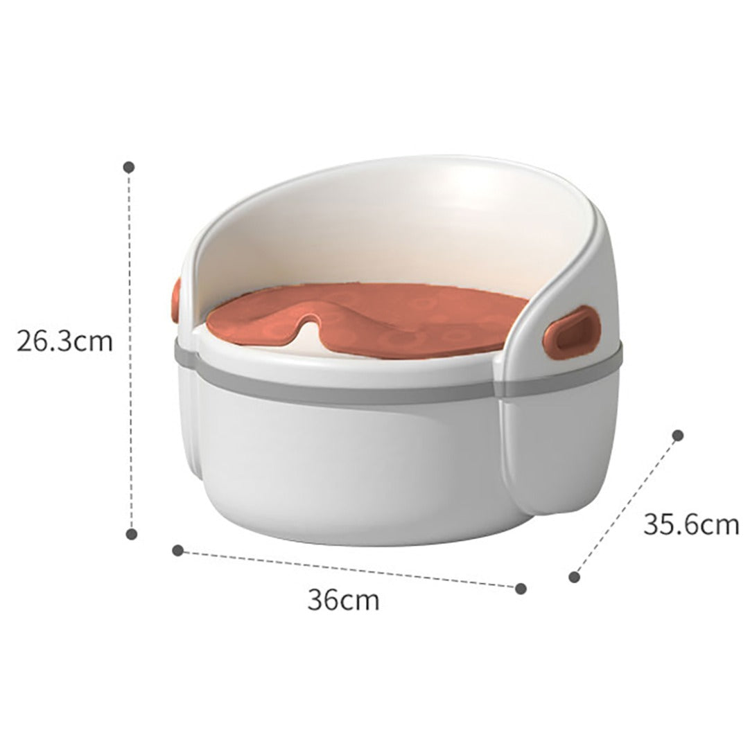 COO11 Detachable Potty Training for Kids with Stool and Soft Cushion Anti Slip Base Storage Tank Portable and Easy to clean Store for Boy and Girls