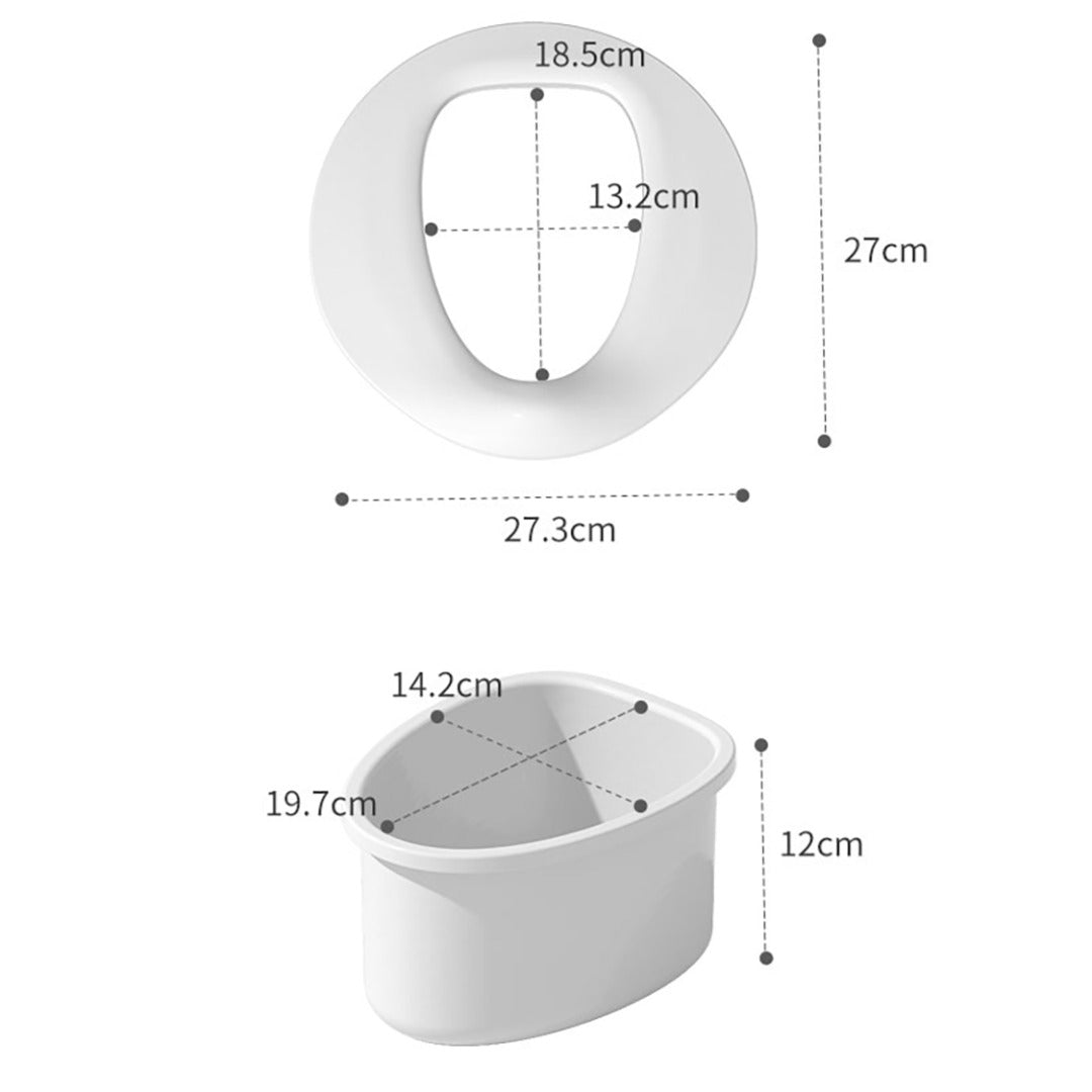 COO11 Detachable Potty Training for Kids with Stool and Soft Cushion Anti Slip Base Storage Tank Portable and Easy to clean Store for Boy and Girls