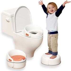 COO11 Detachable Potty Training for Kids with Stool and Soft Cushion Anti Slip Base Storage Tank Portable and Easy to clean Store for Boy and Girls