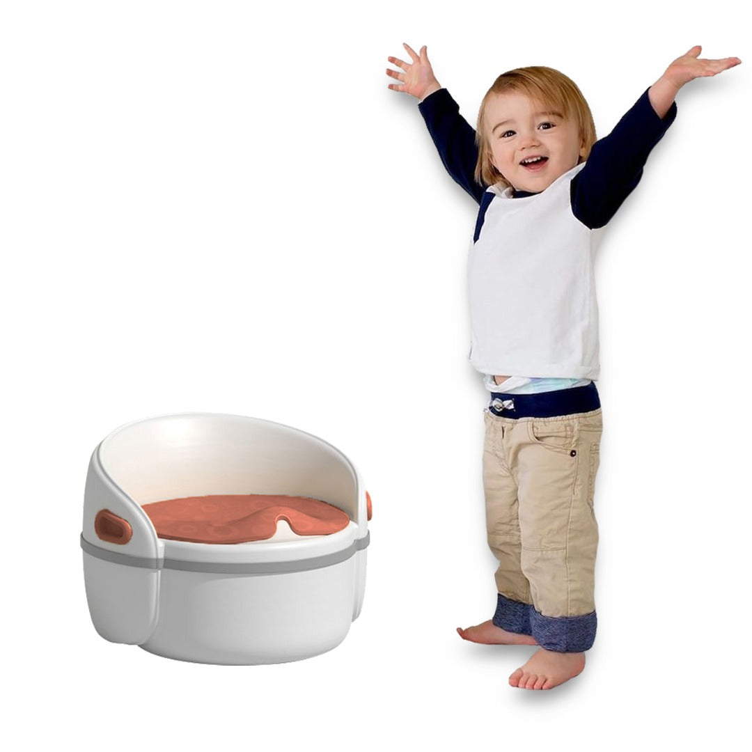 COO11 Detachable Potty Training for Kids with Stool and Soft Cushion Anti Slip Base Storage Tank Portable and Easy to clean Store for Boy and Girls