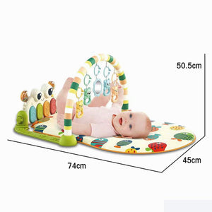 Baby Piano Gym Mat, Musical Play Mats Baby Kick and Play Piano Gym mat