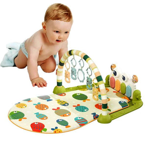 Baby Piano Gym Mat, Musical Play Mats Baby Kick and Play Piano Gym mat