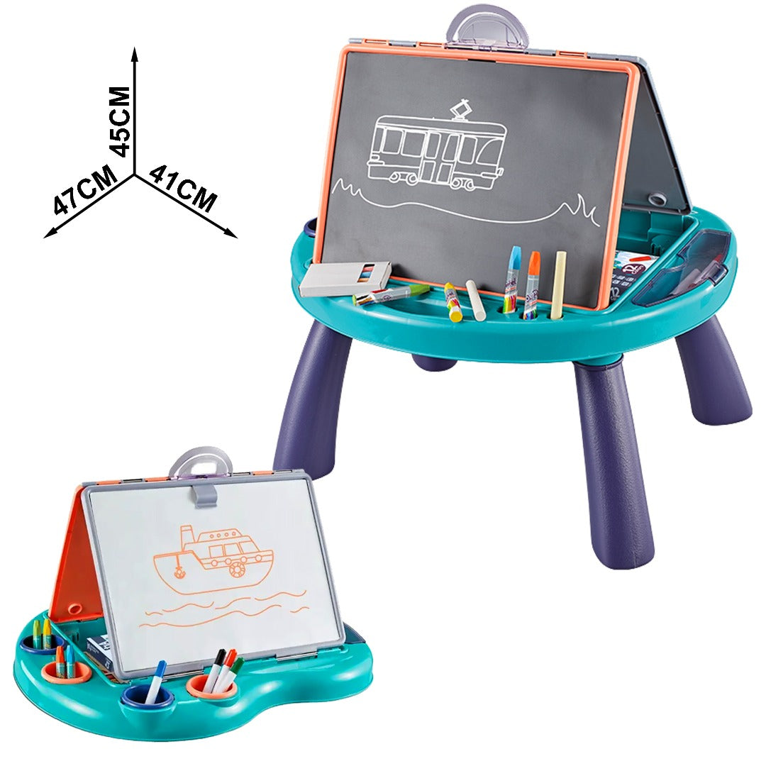 Kids Art Table+ Safe For Children + Activity Table For Kids +toddler Multi Function Toy , Kids Learning Table For Learning Educational Gift For Boys Girls 6-12