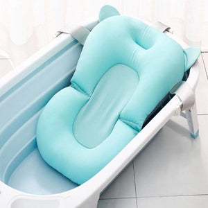 Coo11 Universal Newborn Baby Bath Pad, Floating Soft Baby Bath Pillow Adjustable Non-Slip Bath Seat Pad Bath Cushion for Bathtub for 0-18 Months Newborn Baby