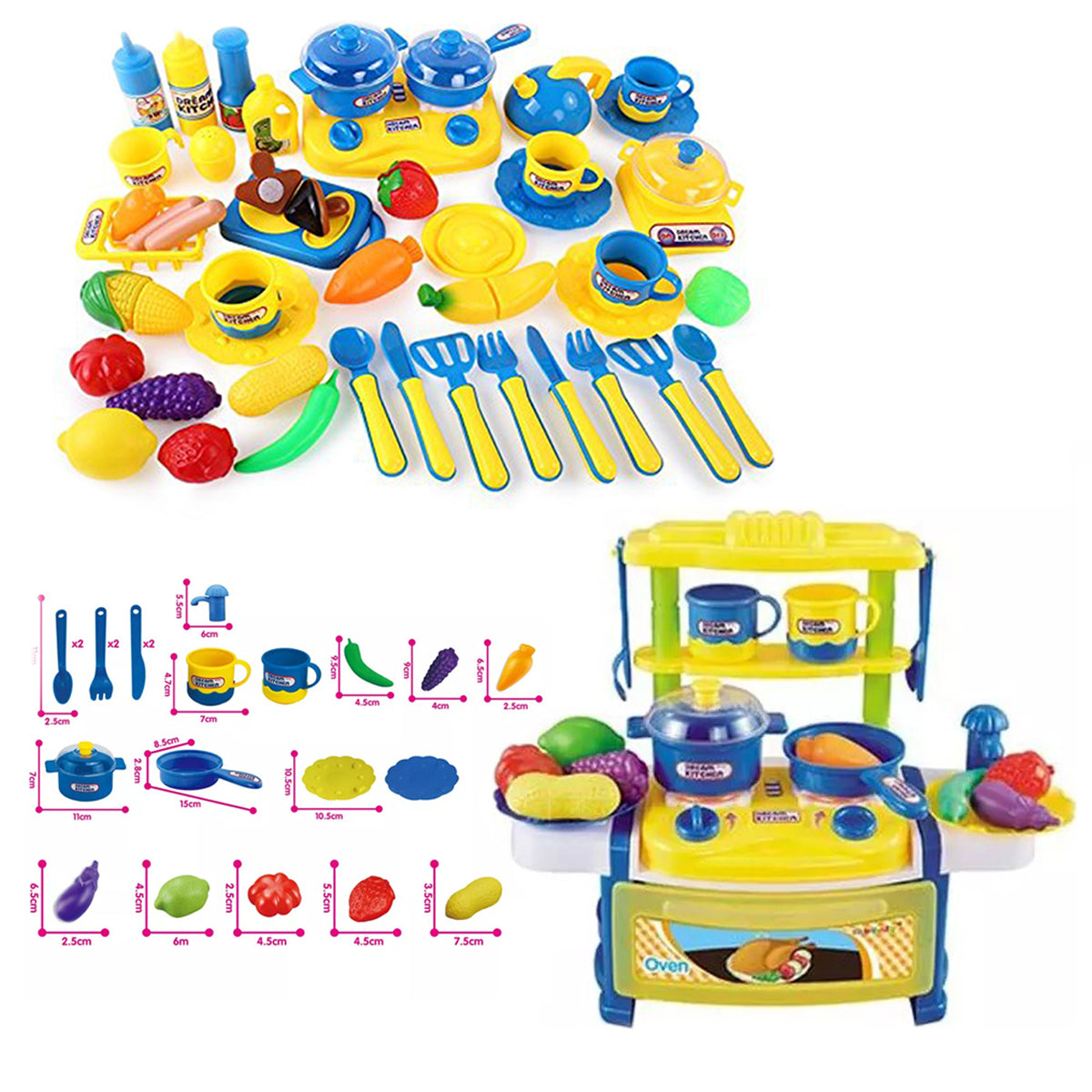 Kitchen set deals plastic