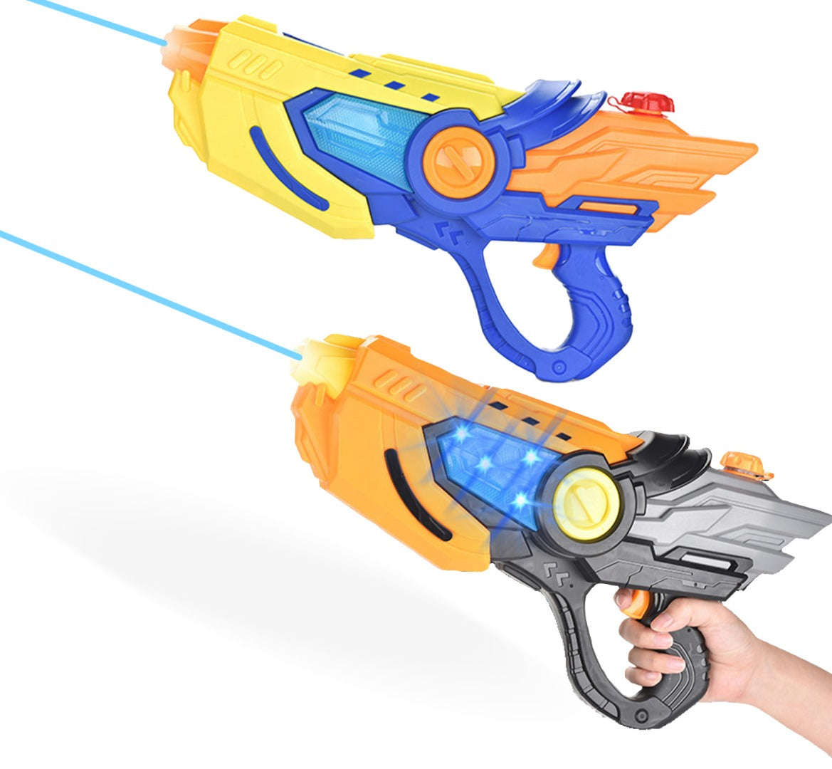 Coo11 Electric Water Gun for kids, Powerful Water Pistol with 600ml Large Capacity, 33ft Long Range, Cool LED Light Leak-Proof, Water Blaster Gun for Summer Pool Party Beach