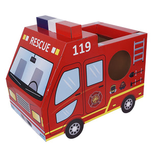 Coo11 Kids Fire Truck Toy, Emergency Rescue Truck, Educational Vehicles Engine Play Set, Improves Skill Development, Perfect Gift for Boys & Girls, Suitable for 3+, Best Gift for Children