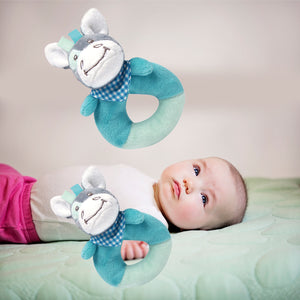 Coo11 Blue Teddy Cow Baby Stuff Toy, Cuddly Cute Soft and Safe Toy, Lightweight Easy to Carry and Easy to Clean Babies Soothed Toy, Plush Toy for kids, Unisex Suitable for age 0+ 24 Months Years Old