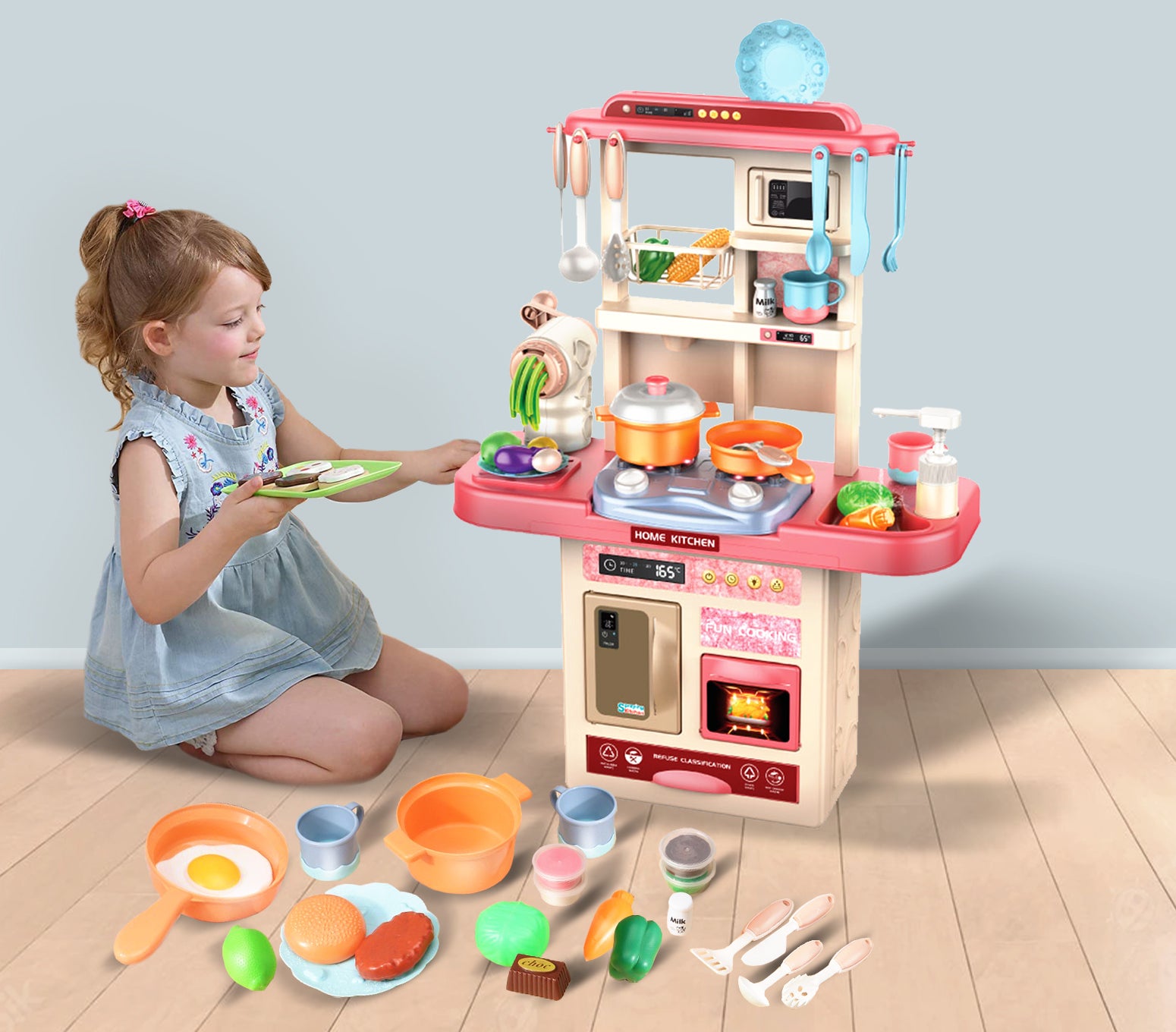 Baby girl cheap play kitchen