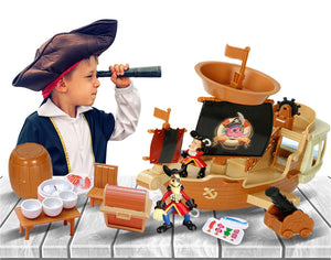Coo11 Kids Role Play Pirate Boat Ship, Adventure Creative