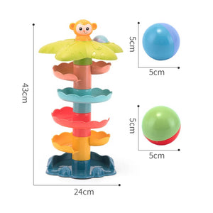 Coo11 Baby Puzzle Fun Track Slide Ball Tower Toys for Children’s Smart Fun, Drop and Go Ball Ramp for Baby Toys, Learning & Development Educational Activities Toy, Perfect Gifts for Kids Birthday